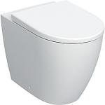 11: GEBERIT iCon gulvstående toilet, back-to-wall. Mat hvid med mat hvidt toiletsæde.