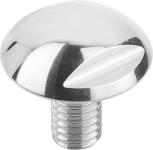 Kipp hygienic m8x10 mm. rustfri kugleskrue hoved poleret nv=13