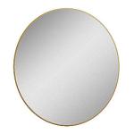 Luxor spejl Ø60cm LED. 230 V, Nettilslutning. Mat guld