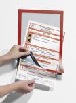 Duraframe a4 inforamme rød