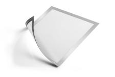 Duraframe magnetisk a4 inforamme sølv