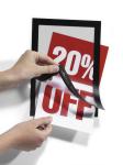 Duraframe a5 inforamme 2 stk sort
