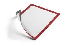 Duraframe magnetisk a4 inforamme 5 stk rød