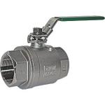 EGO kugleventil 2´´. Type 2006 AISI 316. (låsbart greb t. hængelås)