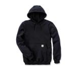 Carhartt Midweight Hooded Sweatshirt med kængurulomme, sort