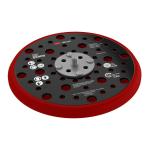 3m xtract hookit bagplade 89409 150mm hård rød