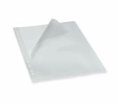 Plastlomme bantex a4 0,12mm åben top/ven. præg 100stk/pak