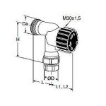 IMI TA RVT ventildel 10/M22x1,5. Uden forindstilling