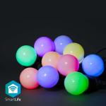 ios android m 00 9 s led 10 rgb wi-fi lights party led dekorativ smartlife nedis