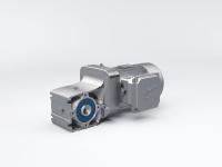 Keglehjulsgearmotor. ie3 effekt: 4 kw. spænding 3x400v/690v. udgangsmoment: 409 nm omdrejningstal: 93 rpm. udveksling: 15,42. kapslingsklasse ip55. nordbloc.1 serien til direkte netdrift eller frekven