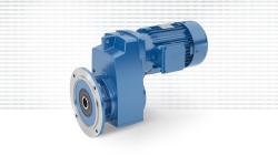 Fladgearmotor. ie3 effekt: 2,2 kw. spænding 3x230v/400v. udgangsmoment: 605 nm omdrejningstal: 35 rpm. udveksling: 42,02. kapslingsklasse ip55. unicase serien til direkte netdrift eller frekvensomform