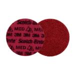 3m scotch-brite precision overfladebehandlingsrondel pn-dh medium 125mm x nh