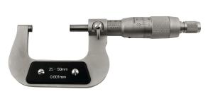 Mikrometerskrue 25-50x0,001mm med parallaxefri nonius aflæsning