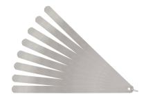 Søgerblade 0,05-0,50mm (8 blade) 200mm med cylindrisk afrunding og 13mm bredde