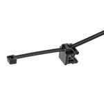Kantklips med kabelbinder 48x188mm parallel side pladetykkelse 3mm til 6mm
