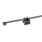 Kantklips med kabelbinder 48x188mm vinkelret top pladetykkelse 3mm til 6mm