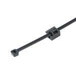 Kantklips med kabelbinder 48x188mm vinkelret side pladetykkelse 0.7mm til 3mm