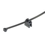 Kantklips med kabelbinder med ståltunge 48x188mm parallel top pladetykkelse 0.7mm til 3mm