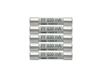 Sikringssæt 5x 630ma/1000v