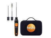 Testo 915i smart probe sæt der inkluderer et termometer en luftføler nedsænkning / indstiksføler og overfladeføler