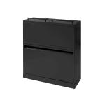 Bica affaldsstation 881 4x20 liter sort 2 løftelåg