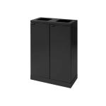 Bica affaldsbeholder 867 2x65 liter sort