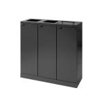 Bica affaldsstation 873 3x65 liter antracit 1 løftelåg