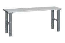 Wfi filebænk hd 500 med stålbordplade 2000x600 mm