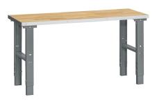 Wfi filebænk hd 500 med egeparketsbordplade 1600x600 mm