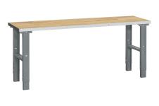 Wfi filebænk hd 500 med egeparketsbordplade 2000x600 mm