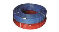 Henco alupex-rør rixc ø26 x 3,0 mm x 25 m med 20 mm rød isolering