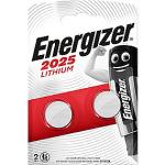 Energizer - Lithium Knapcelle Batterier 3v Cr2025 - 2 Stk