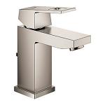 GROHE EuroCube håndvaskarmatur 98mm tud med bundventil. Supersteel