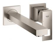 GROHE EuroCube håndvaskarmatur 231mm tud til vægmontage. Supersteel