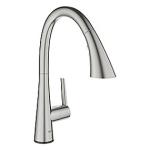 GROHE Zedra Touch 2019 Køkkenarmatur med udtræksbruser. Supersteel