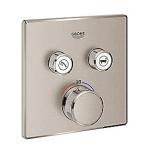 GROHE Grohtherm SmartControl termostatbatteri 158x158mm 2vent Supersteel