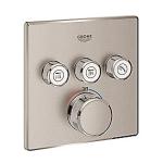 GROHE Grohtherm SmartControl termostatbatteri 158x158mm 3vent Supersteel