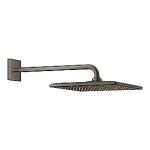 graphite hard brstet brusearm med 310x310mm hovedbruser mono rainshower grohe