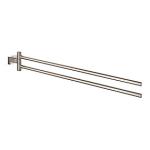 supersteel svingbar 2arme 439x69mm hndkldeholder cube essentials grohe