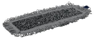 Vikan wet skrubmoppe hook & loop 25 cm grå