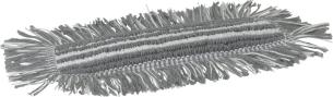 Vikan damp 48 heavy duty mikrofibermoppe hook & loop 25 cm grå