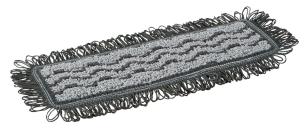 Vikan damp 42 dark mikrofibermoppe hook & loop 25 cm grå