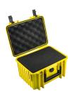 Outdoor kuffert i gul 250x175x155mm med skum polstring volume: 6,6l model: 2000/y/si
