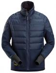Snickers FlexiWork hybridjakke 1902 - navy/navymeleret / XS | Jakker | Isolerende mod kulde | Kuldebestandig