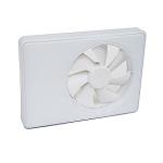 Se Duka Smart Fan ventilator, fugt/tidsstyret, 100/125 mm, hvid hos Elvvs.dk