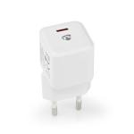 Vægoplader | 1.67 A / 2.22 A / 3.0 A | Antal output: 1 | USB-C | 20 W | Automatisk Valgt Spænding