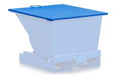 Fladt låg til vippecontainer standard 600 l