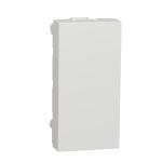 New unica - blænddeksel - 1/2 modul - hvid