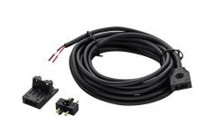 3000mm tilslutningskabel sort slimline