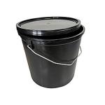 Sprehn Spand 11,5l Sort Robust Med Hank & Låg